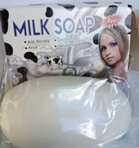 Seife mit Kuhmilch