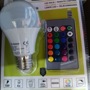 لمبة LED اقتصادية تعمل بجهاز تحكم