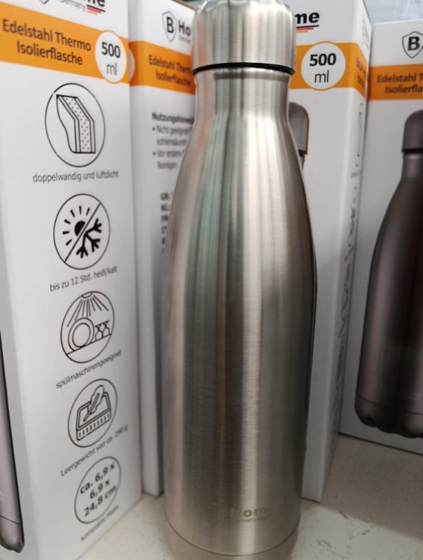 Elegante Edelstahl‑Thermoflasche – 0.5 Liter