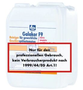 Dr. Becher Galakor F9 Geschirrreiniger – 12 kg / 10 L