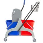 عربة تنظيف احترافية بدلوين – 2 × 23 لتر